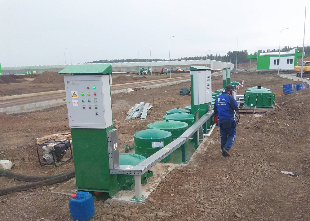 КНС для хозяйственно-бытовых стоков, Пермский край, "Тепличные технологии" 